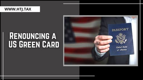 renounce green card.